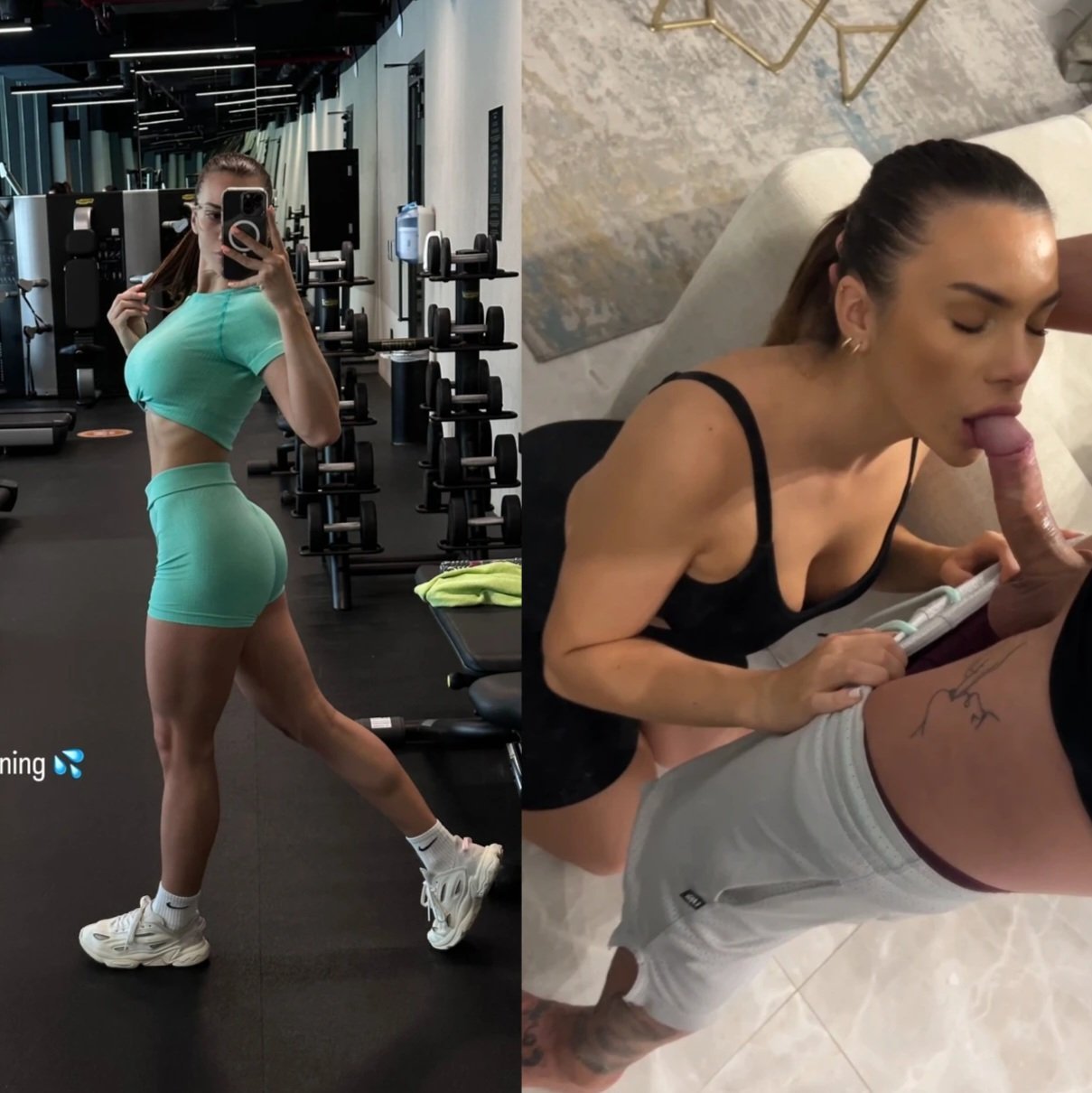 Hot asf gym slut being a whore #JAB1nt5Z