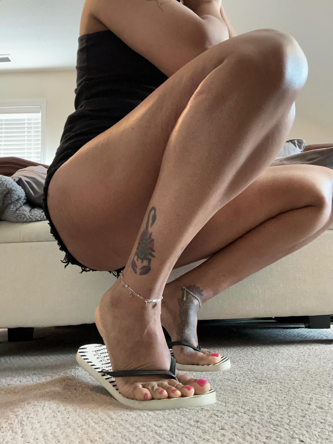 50 yr old Ebony neighbor takes a set in booty shorts for me #gRhPmrzK